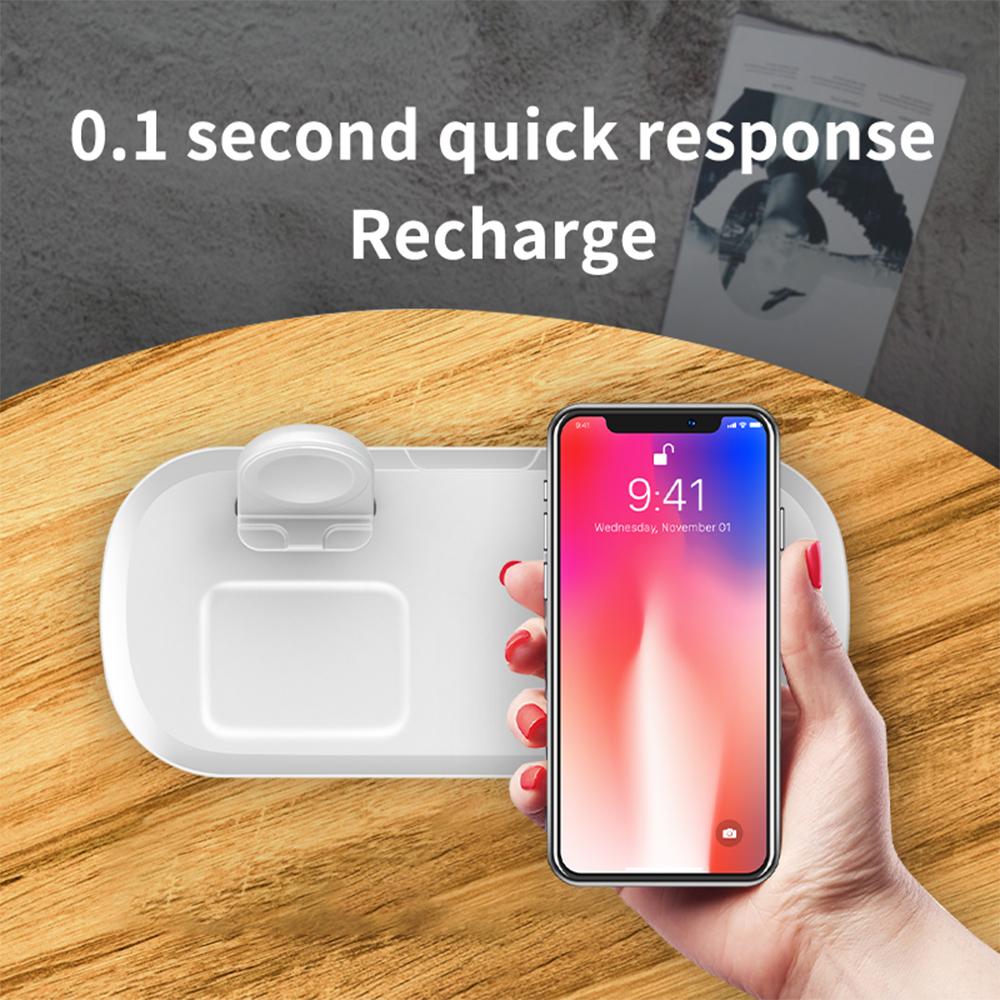 15W 3 In 1 Fast Wireless Charger For Iphone 12 iWatch AirPords SP - Almondscove