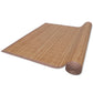 Rug Non-sliding Bamboo Carpet 39.4"x63"/63"x90.6" Light Brown/Brown - Almondscove