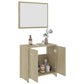 Bathroom Furniture Set Chipboard Cabinet Storage Rack Multi Colors - Almondscove