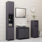 Bathroom Cabinet Chipboard Storage Cupboard Laundry Room Multi Colors - Almondscove