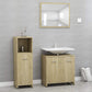 Bathroom Furniture Set 3 Pieces Chipboard Storage Cabinet Multi Colors - Almondscove