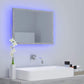 LED Bathroom Mirror 23.6" Chipboard Vanity Washroom Home Multi Colors - Almondscove