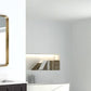 Gold Bathroom Hanging Mirror, 22"x30” - Almondscove