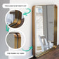 Gold Bathroom Hanging Mirror, 22"x30” - Almondscove