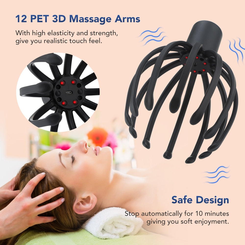 Electric Therapeutic Scalp Massager - Almondscove