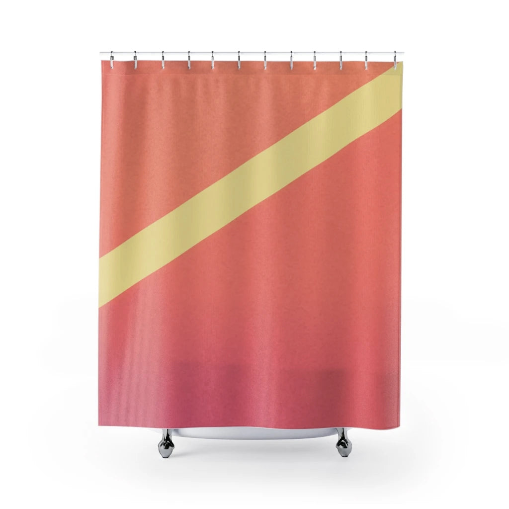 Pink Gradient Abstract Shower Curtains Home Decor - Almondscove