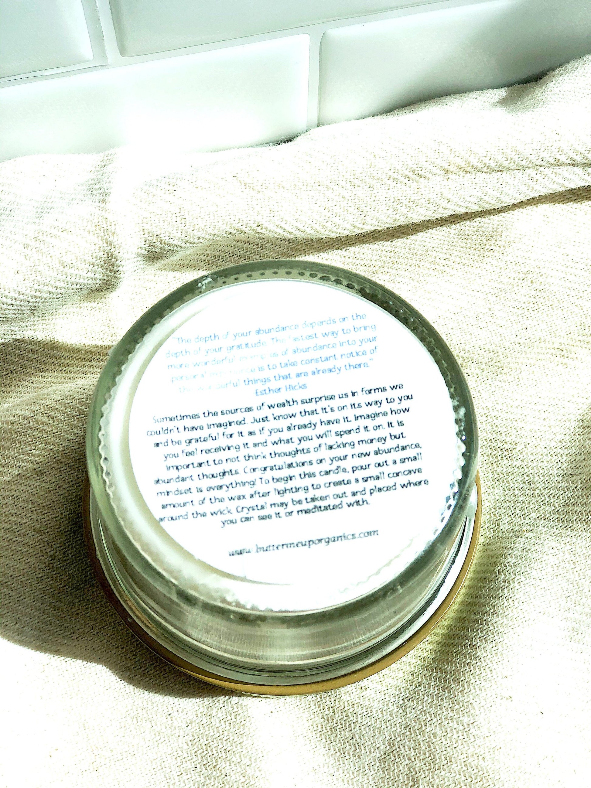 Abundance Candle / Ritual Candle / Intention Candle / Hand Poured - Almondscove