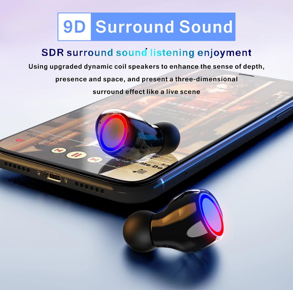 Ninja Dragon M12PRO 3D Surround Sound Bluetooth 5.0 True Wireless - Almondscove